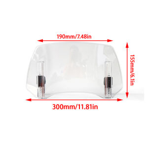 Phụ Kiện Chắn Gió Xe Máy Đa Năng Nâng Cao Kính Chắn Gió Cho BMW KTM KAWASAKI YAMAHA HONDA SUZUKI DUCATI Chất Liệu Nhựa