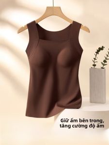 MiiOW | Áo ba lỗ nữ MiiOW Cat Person Warm Strap Vest Lót ngực Không đường may Mùa thu đông Áo lót không cần đeo áo ngực