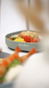 BenBen Minimalist Mpasi Set 1 (Suction Plate + Suction Bowl + Training Cup)