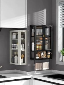 Simwind ชั้นวางเครื่องปรุง แบบติดผนัง ชั้นวางของ ห้องน้ำ ห้องครัว ชั้นอเนกประสงค์ ชั้นติดผนัง ชั้นวางเครื่องสำอางค์