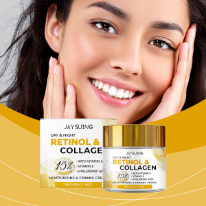 简素净 | Collagen Moisturizing Facial Cream Smoothing Even Skin Tone Enhance Skin Firmness Shrink Pores Radiant Skin Nourish Face Lotion