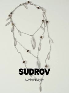 Gentle Shape Feather Long Necklace