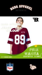 Jersey Outfit Streetwear Boxy Fit Color 89 / Oversize Retro / NFL / Vintage Music Korean Style