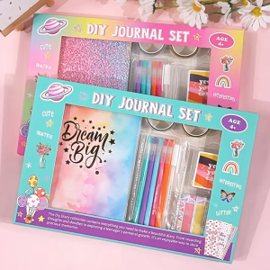 Specool® Kids Gift Set Colorful DIY Diary Set Girls Scrapbook Notebook Joural Set Gifts for friends children classmates
