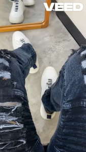 CELANA JEANS SOBEK BIKER PRIA SLIMFIT DENIM STRETCH MELAR 28-33