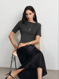 Vero Moda | Embroidered Pleated T-shirt