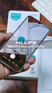 [Nhận Vân Tay] Cường Lực Nillkin H+ Pro Không Viền Đen - Samsung S26 Ultra / S25 Ultra / S25 Plus - Mỏng 0.2mm