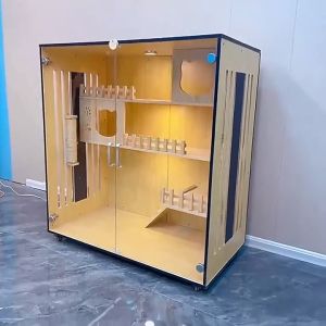 Cat Condo Apartment/Cat Villa/Luxury House/Cat House/Wooden Cat House/Scratching Post Large Cat Villa Multiple Cat House