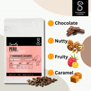 Smooth & Fruity Coffee Beans | Low Bitter | Hand Drip Friendly Single Origin Peru 100% Arabica coffee bean