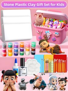 No-bake Malleable Bright Colored Clay