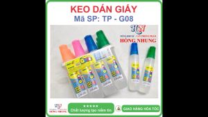 [SALE] Keo Dán Giấy Thiên Long TP-G08 Dạng Lỏng Thiết Kế Nhỏ Gọn Mau Khô An Toàn cho bé