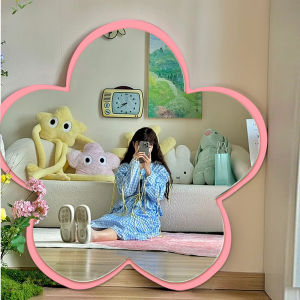 YASISHA | High-End Creative Creamy Style Flower Decor Makeup Mirror