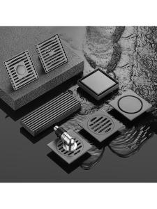 Odor-Preventing & Clog-Resistant Square Stainless Steel Drain Cover