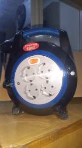 KABEL ROLL 15 METER BLACK TEMPUR/ Box Kabel SNI DEXICON / Kabel Gulungan switch-K2