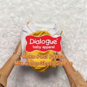 Dialogue Baby Koko Peci Bayi PASHA Mix Color Short Sleeve - DFB0179 DFB0180 DFB0181 DFB0182 DFB0183