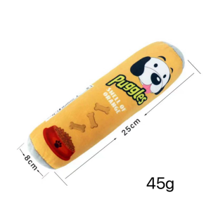 Realistic Beer Bottle Shape Plush Dog Toy Squeaky Bite Resistant Wear Resistant Teeth Cleaning Chew Toy For Small Large Dogs