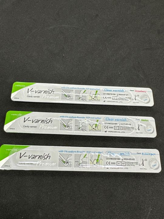 Fluoride Varnish Cavity Varnish V Varnish Premium Clear with TCP And