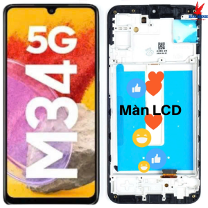 Màn hình Sam//Sung M34 5G LCD liền khung màu đẹp