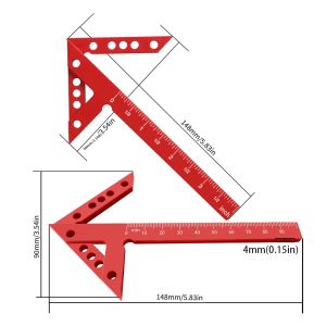 Dụng Cụ Định Tâm Nhanh Nhẹ Cho Việc Bố Trí Đồ Gỗ - Dụng Cụ Đánh Dấu Bằng Nhựa Theo Hệ Mét & Anh Dụng Cụ Đo Lường Chính Xác Cho Đồ Gỗ