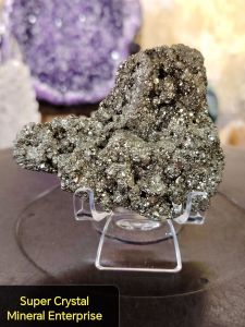 Natural Peru High Grade Gold Pyrite Crystal Ornament GP17 #Naturalcrystal #homedecor #Lifestyle #Furniture #Pyrite