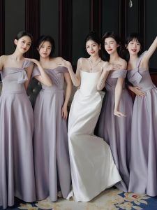 Elegant Purple Evening Gown