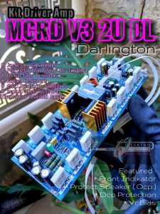 Driver Amp MCRD V3 2U Darlington RACING HV double layer | Kit Amplifier MCRDV3