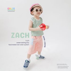 Color Block Terno for Kids | Sando + Tokong | For Boys and Girls