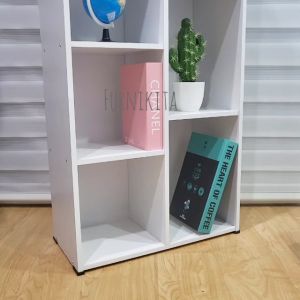 RAK BUKU 7 SUSUN LEMARI MAINAN SERBAGUNA MINIMALIS MEJA TV RSS [PARCIL]