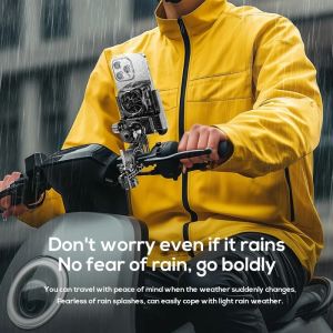 Luar berbasikal penyejukan telefon bimbit berdiri Takeaway basikal elektrik motosikal kejutan penyerapan Anti-goncang Radiator hidup