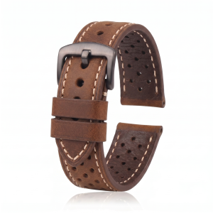 Breathable Top Grain Leather Watchband 20mm 22mm 24mm Vintage Cowhide Strap For Samsung Galaxy Watch 4 3 Bracelet Replacement