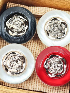 Nút Hoa Cao Cấp Tròn Thời Trang Cho Áo Len Và Áo Khoác Nút Áo Ngủ Nút Áo Cardigan Nút Áo Khoác Nút Tròn Thời Trang