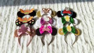 Herocross | Disney Aladdin Công Chúa Jasmine Băng Đô Quấn Tóc Thời Trang Nữ Với Sequin Nơ Thần Cây Đèn Thiết Kế Bé Gái Trẻ Em Quà Tặng