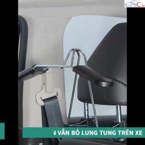 (98) Móc Treo Quần Áo Gắn Sau Ghế Ô Tô Bằng Thép Không Rỉ