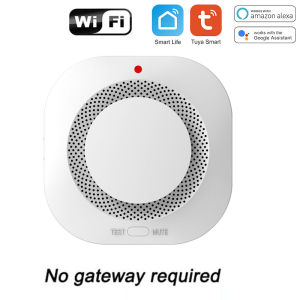 ZIGBEE Smoke Detector Home Security - Advanced Smoke Sensor and Fire Alarm Work with SmartLife & Tuya Compatibility