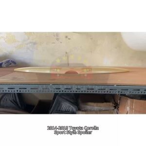 TOYOTA COROLLA 2014-2018 SPORT STYLE REAR TRUNK SPOILER ABS SKIRT LIP BODYKIT