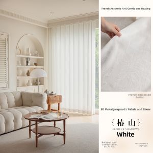 Translucent Semi-sheer Sunscreen Thermal Curtain