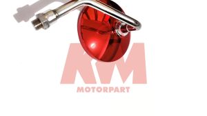 Kaca Spion Motor Tangkai Pendek untuk Honda Model Vespa Bulat & Aksesoris Motor Beat New Vario Led Pop