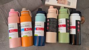 600/1000ML Tumbler hot and cold 304 Stainless Steel outdoor water bottle 24 hrs vacuum flask Double Wall Vacuum Insulated