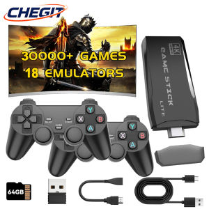 M8 30000+Games 4K Video Game Console 2.4G Wireless Controller Portable TV Game Stick Retro Handheld Game Player For Xmas Gift