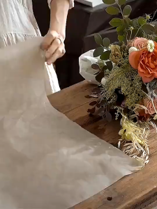 กระดาษไขห่อช่อดอกไม้(ยกห่อ 36 แผ่น) ขนาด 50*75CM สไตล์เกาหลี ใช้ได้ทั้งดอกไม้สดและดอกไม้ประดิษฐ์