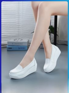 Breathable Comfortable Soft Thick Heel Loafers