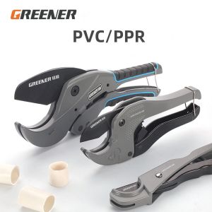 กรรไกรตัดท่อ PPR PVC แบบพกพา GREENER สามารถเปิดใบมีดอัตโนมัติ ขนาดความกว้างของใบมีด 0-64 MM