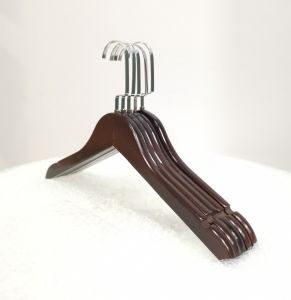 Solid Wooden Hanger/Penyangkut Baju Kayu Berkualiti [5pcs/pkt]