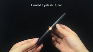 MAANGE Electric Heated Eyelash Curler USB Charging Convenient Adjustable Eyelash Curler Conveniently Portable Pink White