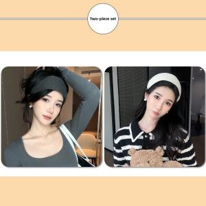 Womens Knitted Hairband Summer Fashion Comfortable Wide Edge No Slip Headband Non-Tightening Hair Accessories LULU LAM Original Design