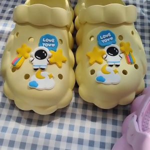 Sendal Wedges karet Sendal Croc Wanita Sendal Baim Sendal FUji Sendal Kodok Wanita Sendal Karet Eva Kekinian Anti Slip/sandal fuji viral/sandal baim toy story HSN127
