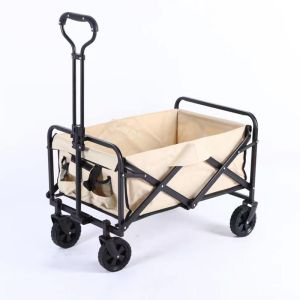 QIANSEPENG | Multi-purpose Lightweight Folding Cart Wide Wheels