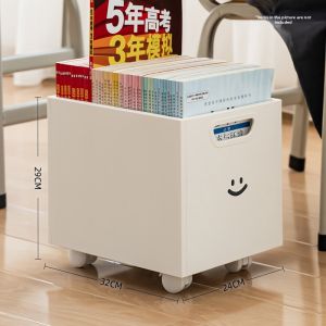 SHUQUE | High Capacity Wheel Book Box Table-Under