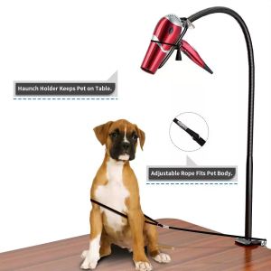 Pet Hair Dryer / Blower Bracket Telescopic Any Shape Fixation Frame Multipurpose Pet Grooming Accessories