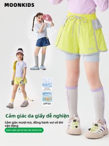 Moonkids | Quần Short Chống Nắng Khô Nhanh Cho Bé Gái